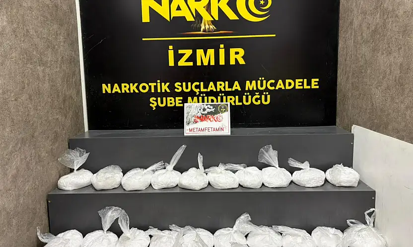 İzmir Bornova'da 30 Kilo Metamfetamin Ele Geçirildi: Şahıs Tutuklandı