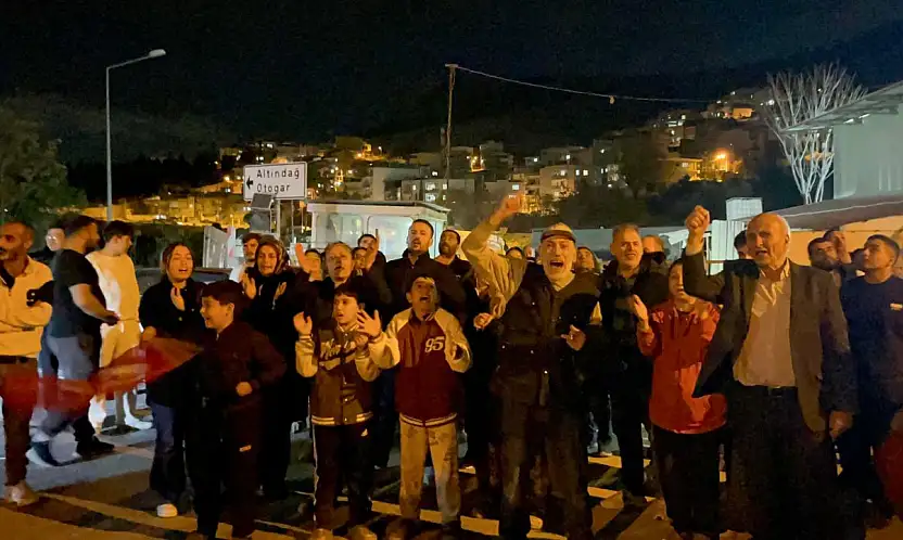 İzmir'de Onat Tüneli İsyanı: Mahalle Sakinleri Şantiyede Sesini Duyurdu