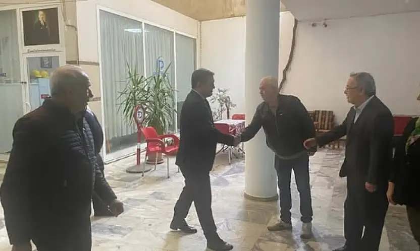 Kaymakam Erdoğan'dan Muhtarlar Derneği'ne Ziyaret