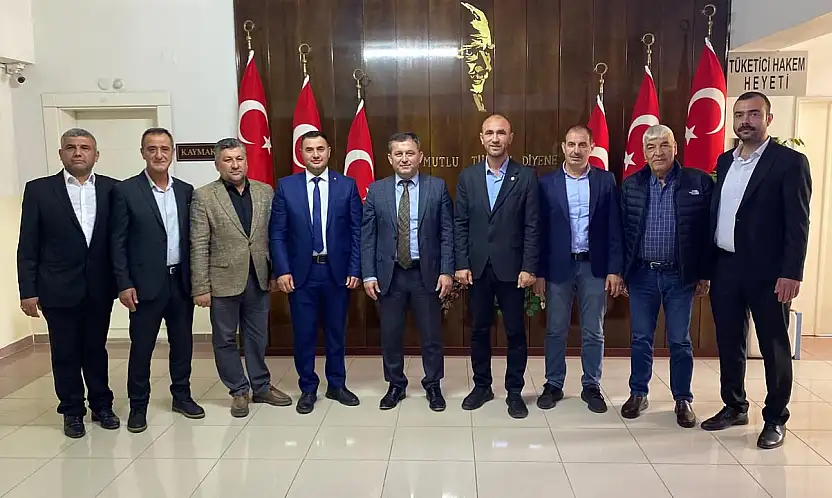 Kaymakam Erdoğan, Fatih Kök ve Heyetiyle Görüştü