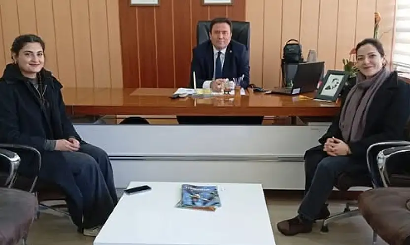 KİRAZ'DA EĞİTİMDE İŞ BİRLİĞİ ZİYARETİ GERÇEKLEŞTİ