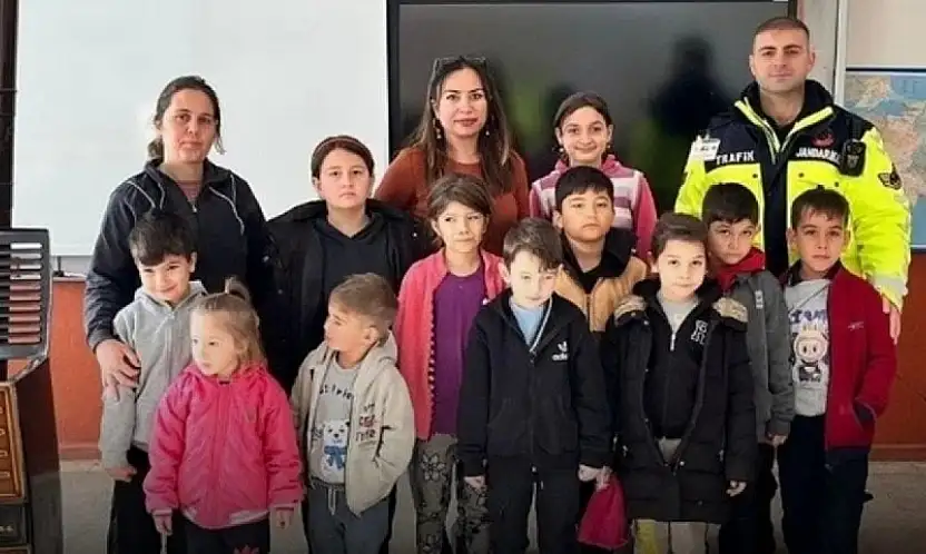 Kiraz'da Miniklere Trafik Bilinci Aşılandı