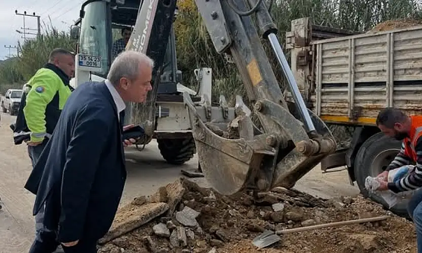 Kiraz Suludere Mahallesi'nde Asfalt Yama Çalışmaları Devam Ediyor