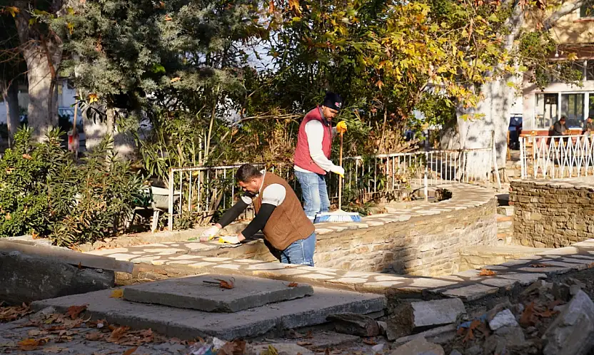 Kırtepe köy meydanında kapsamlı düzenleme