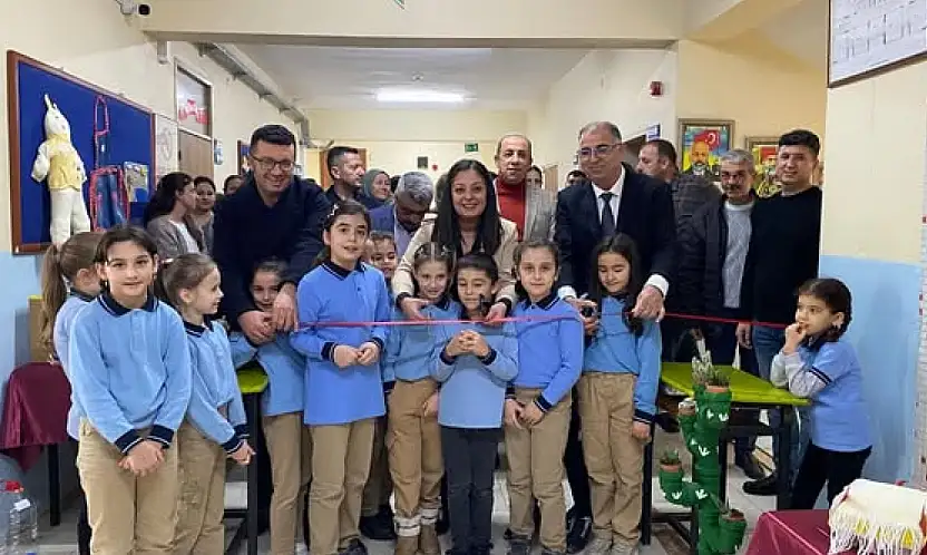 MERKEZ MENDERES İLKOKULU'NDAN ÇEVREYE DUYARLI PROJE