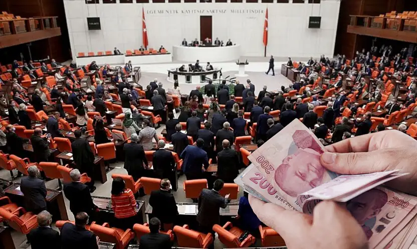 MİLLETVEKİLİ MAAŞLARINDA YENİ DÜZENLEMEYLE 450 BİN TL'YE ÇIKTI