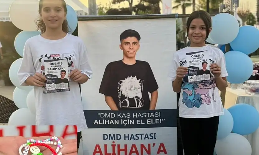 Naz ve Kumsal'dan Alihan'a Umut Bileklikleri