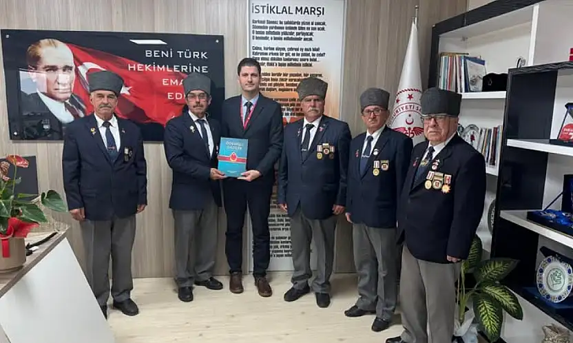 Ödemiş Gaziler Derneği'nden Ödemiş Devlet Hastanesi Başhekimine Ziyaret