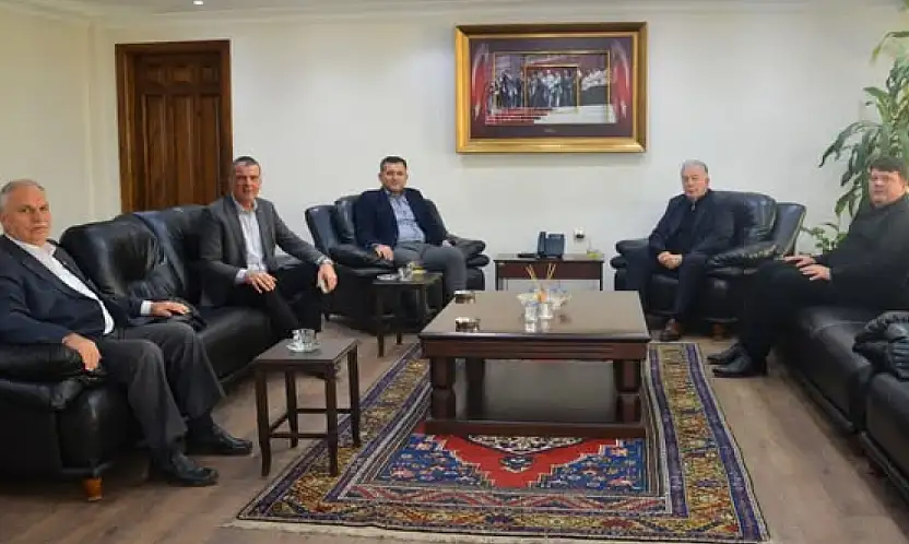 ÖDEMİŞ HEYETİNDEN İESOB BAŞKANINA ZİYARET