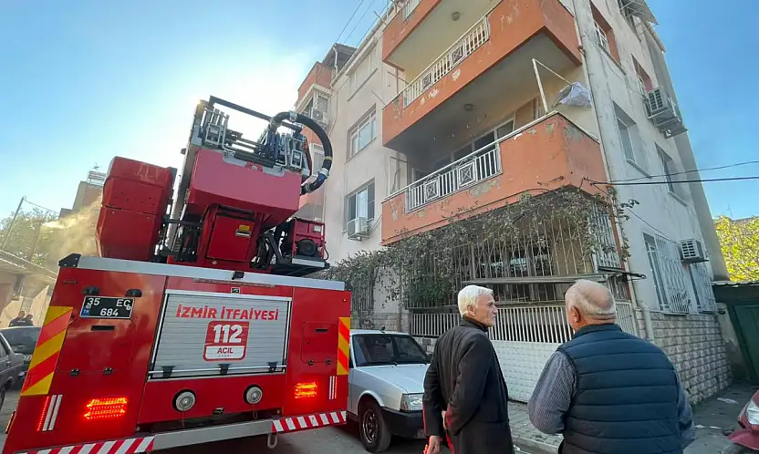 Ödemiş'te Apartman Dairesinde Korkutan Yangın