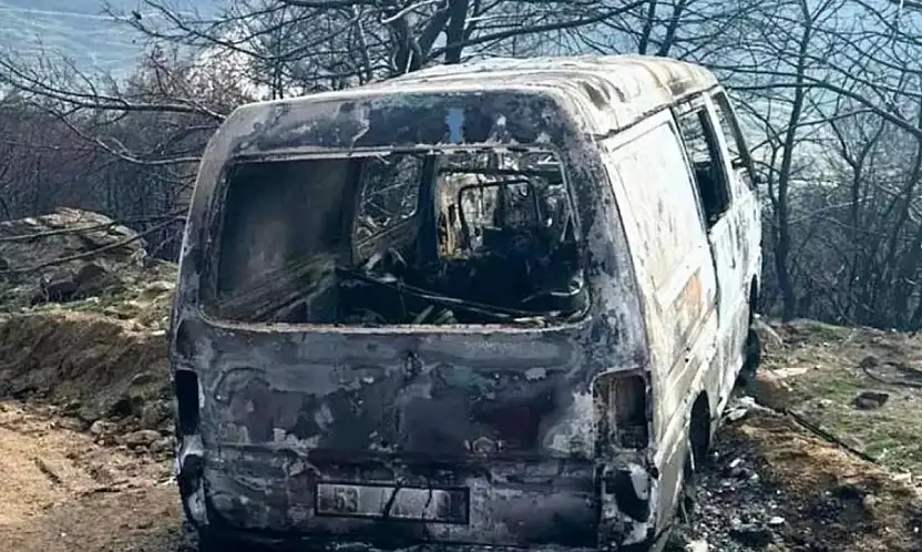 ÖDEMİŞ'TE ORMAN İŞÇİSİ BURAK ODABAŞ ARACINDA YANMIŞ HALDE BULUNDU