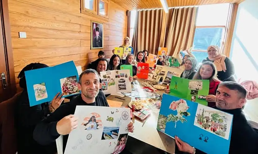 ÖDEMİŞ'TE SANATLA TERAPİ SEMİNERİ DÜZENLENDİ