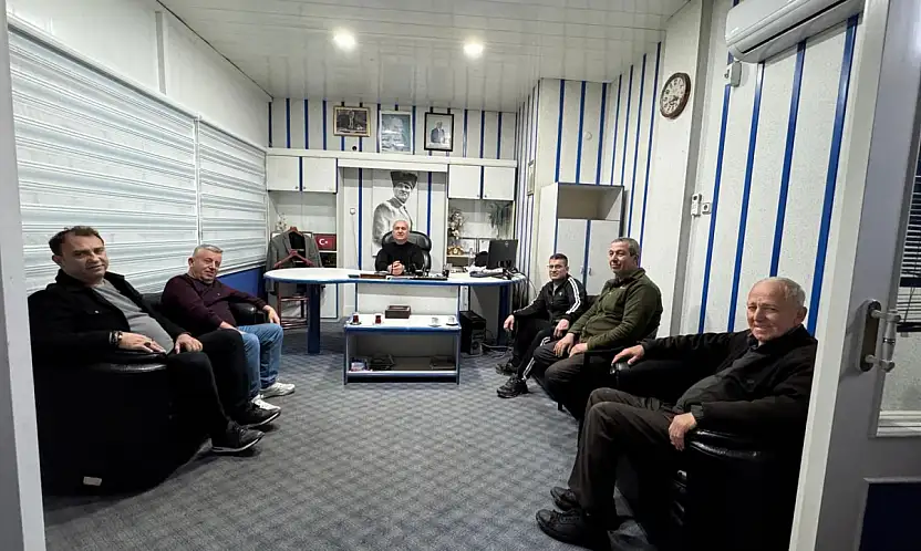 ÖDEMİŞ TERZİLER ODASI BAŞKANI HÜSEYİN DÖNER'E MEDYA VE SİYASET DÜNYASINDAN ZİYARET