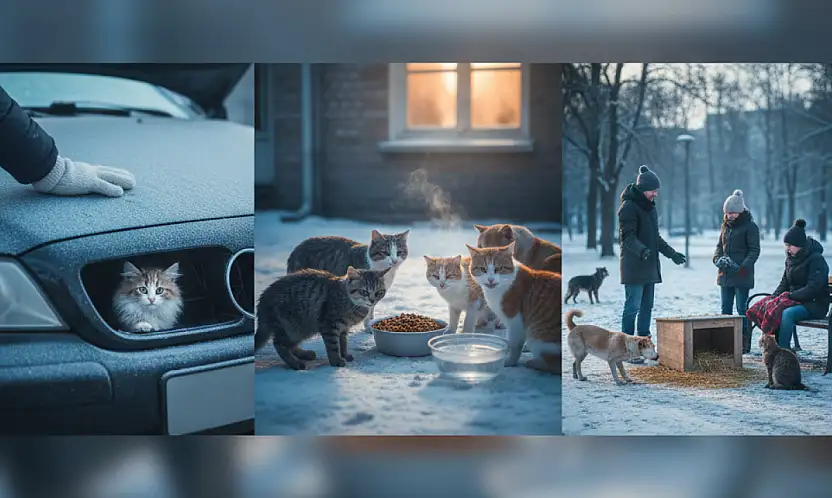 SOĞUK HAVALARDA SOKAK HAYVANLARI İÇİN DUYARLILIK ÇAĞRISI