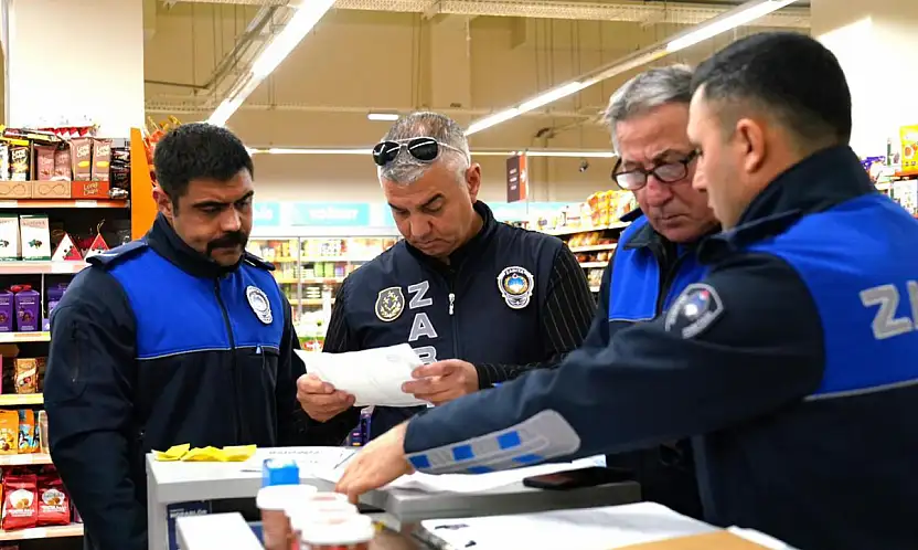 TİRE BELEDİYESİ'NDEN MARKETLERDE SKT VE GRAMAJ DENETİMİ