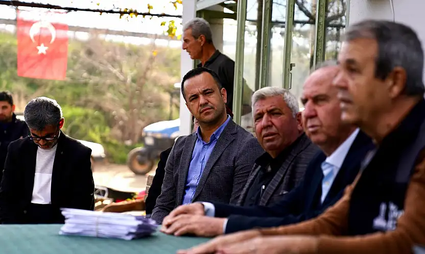 TİRE'DE ÇİFTÇİLERE 'TARIMSAL SULAMADA SU TASARRUFU' EĞİTİMİ