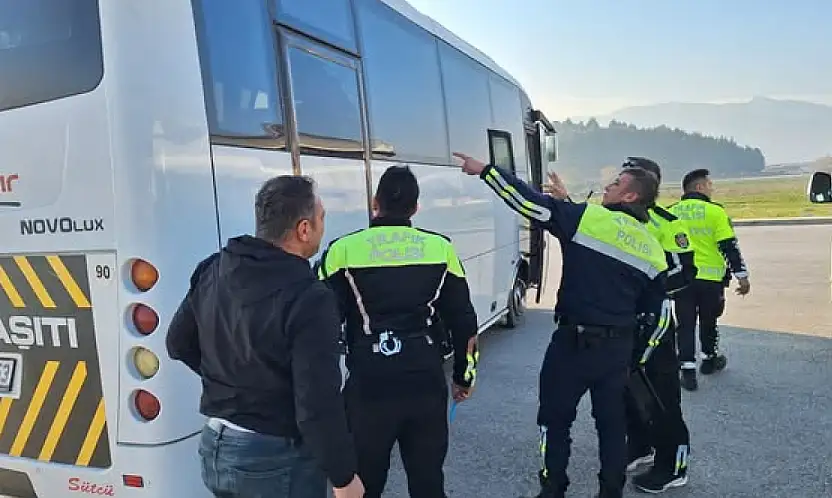 Tire'de Okul Servislerine Sıkı Denetim