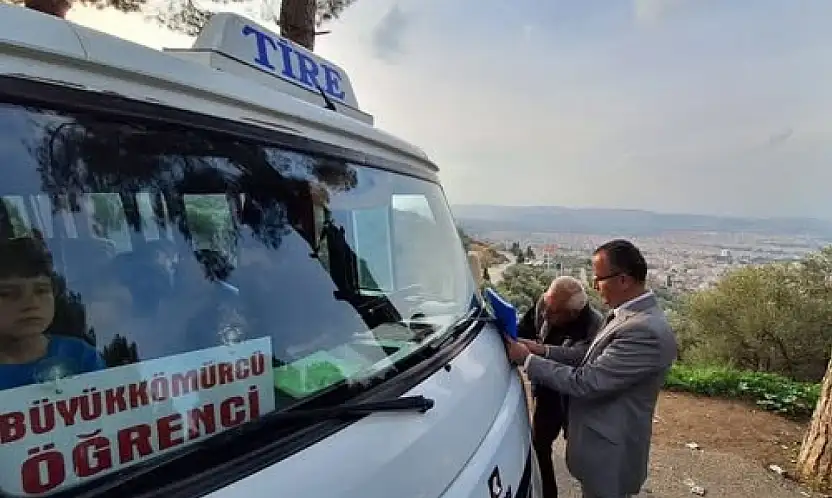 Tire'de Taşımalı ve Özel Eğitim Servisleri Denetlendi