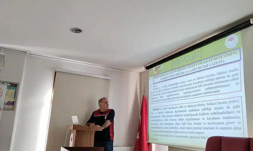 Tire'de Üreticilere B-Reçete Ve Bitki Koruma Eğitimi