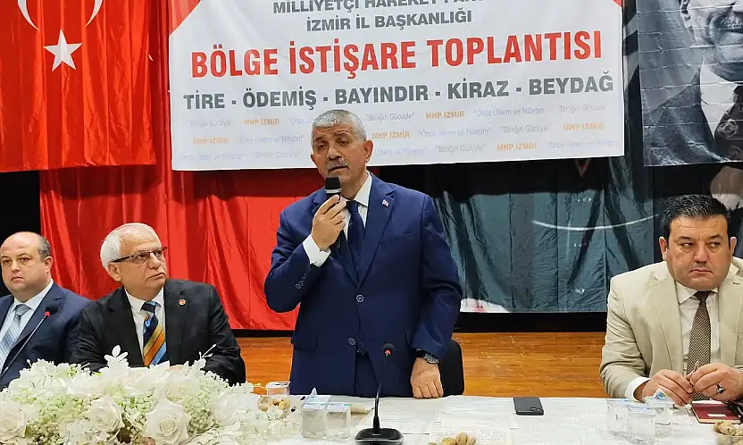 Tire İlçe Teşkilatı Bölge İstişare Toplantısına Ev Sahipliği Yaptı