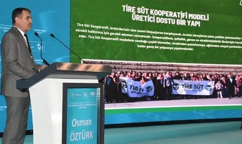 Tire Süt Kooperatifi Konya'da ilgi odağı oldu: Başkan Öztürk 'Tire Modeli'ni anlattı