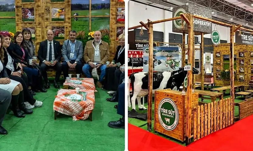 Tire Süt Kooperatifi'ne İzmir Tarım Fuarı'nda Yoğun İlgi