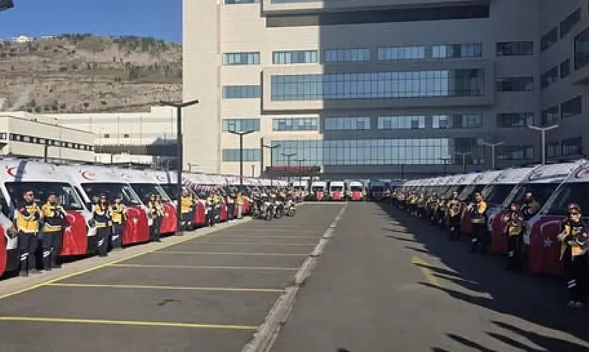 TİRE'YE 2 YENİ AMBULAMS HİZMETE GİRDİ