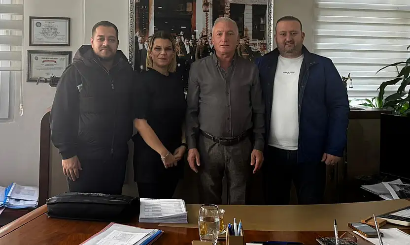 TV9 VE KÜÇÜK MENDERES GAZETESİ'NDEN ÖDEMİŞ ESNAF KEFALET KOOPERATİFİ BAŞKANI TURGUT USLUCA'YA ZİYARET