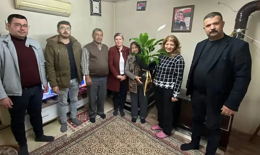 ÜLKÜ OCAKLARI ÖDEMİŞ'TEN ŞEHİT AİLELERİNE ZİYARET