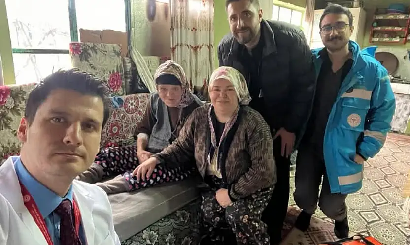 YENİ YILDA EVDE SAĞLIK HİZMETLERİ SAHADA BAŞLADI