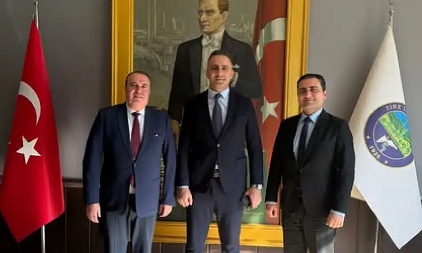 ZİRAAT BANKASI YÖNETİCİLERİNDEN TİRE TİCARET ODASI'NA ZİYARET